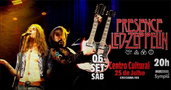 Imagem do evento Presence Led Zeppelin em Erechim!!!!!!