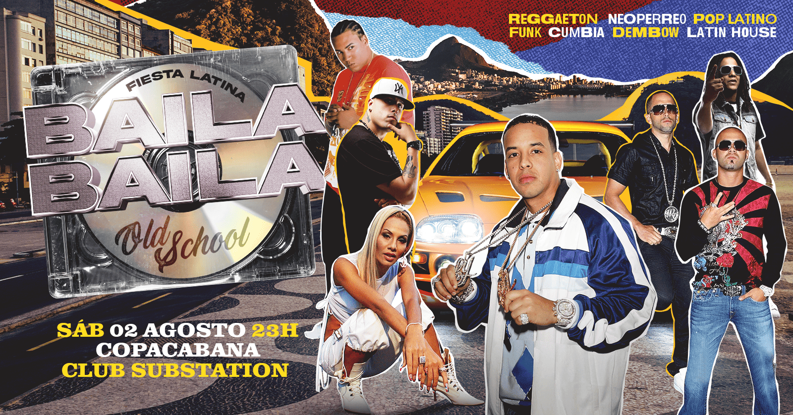 Fiesta Latina Baila Baila | Baile de Reggaeton | Copacabana | 02 de agosto 