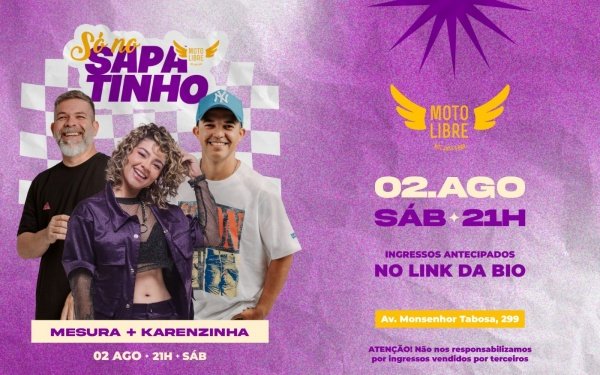 Imagem do evento Só no Sapatinho ~ Karenzinha + Mesura