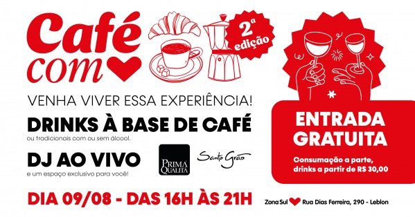 Imagem do evento Café com Coração 2° Edição
