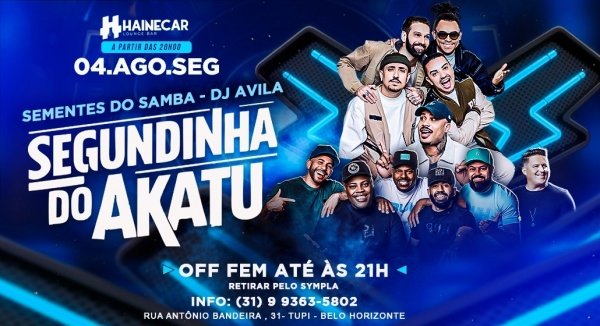 Banner SEGUNDINHA DO AKATU