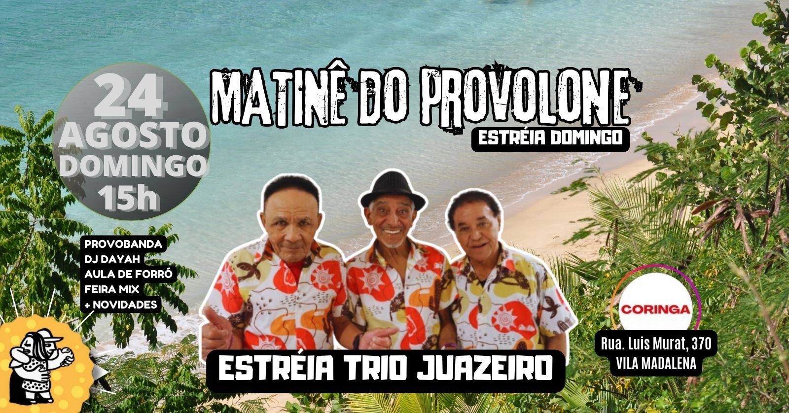 Matinê com TRIO JUAZEIRO - Forró do Provolone