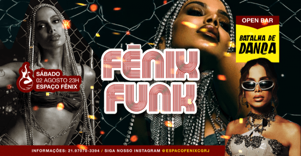 Imagem do evento FÊNIX FUNK (Open Bar)