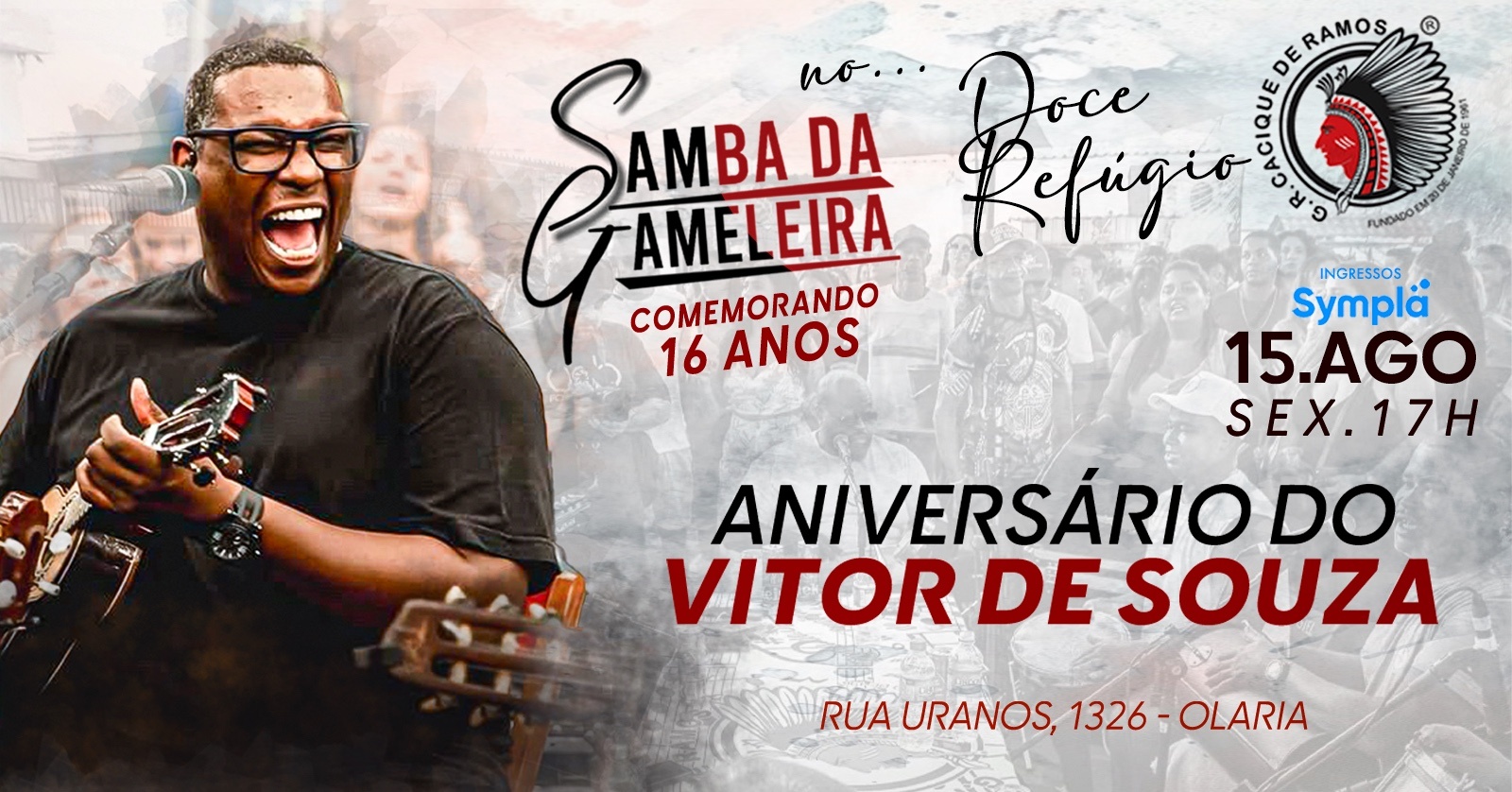 Samba da Gameleira faz 16 anos no Cacique de Ramos
