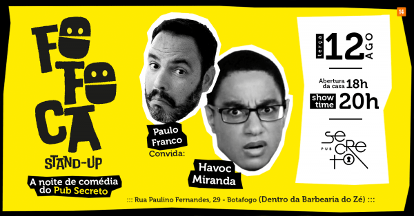 Imagem do evento FOFOCA STAND-UP com HAVOC MIRANDA