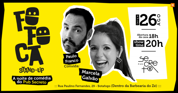 Imagem do evento FOFOCA STAND-UP com MARCELA GALVÃO