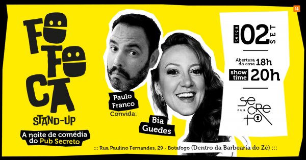 Imagem do evento FOFOCA STAND-UP com BIA GUEDES