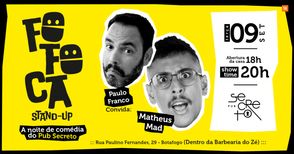Imagem do evento FOFOCA STAND-UP com MATHEUS MAD