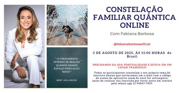 Imagem do evento CONSTELAÇÃO FAMILIAR QUÂNTICA ONLINE