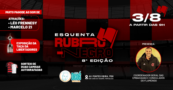 Imagem do evento Esquenta Rubro-Negro - 8a Edição
