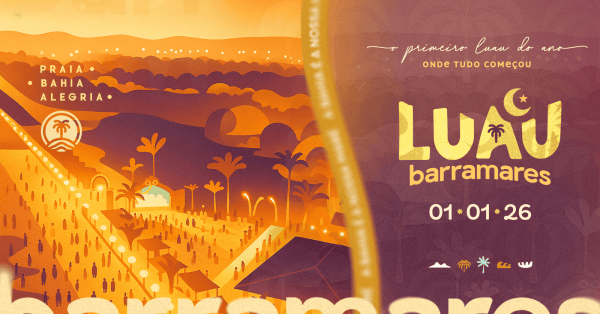 Imagem do evento LUAU BARRAMARES ESPECIAL DE ANO NOVO - QUINTA FEIRA 01.01 - PORTO SEGURO 