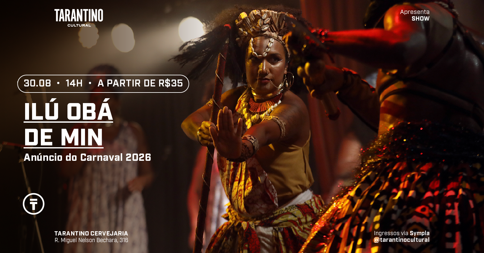 Ilú Obá De Min - Anúncio do Carnaval 2026
