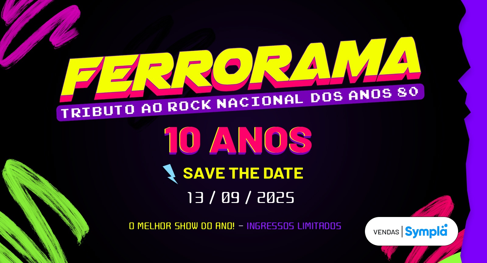 BANDA FERRORAMA 10 ANOS - Show Experiência Anos 80