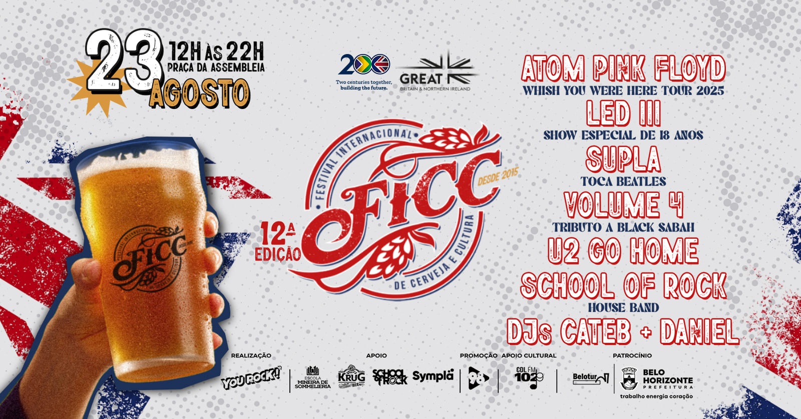 12ª Edição FESTIVAL INTERNACIONAL DE CERVEJA E CULTURA - FICC ANO X
