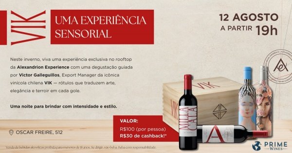 Imagem do evento VIK - Uma Experiência Sensorial