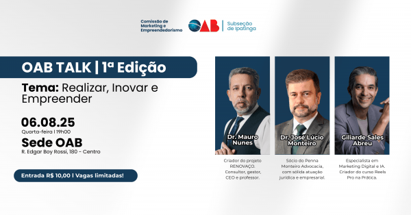 Imagem do evento OAB TALK