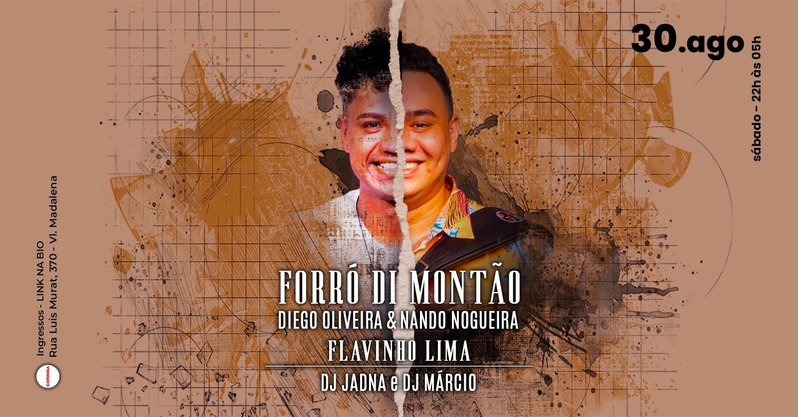 Forró di Montão Fole e Zabumba  - O encontro de Diego Oliveira e  Nando Nogueira 30/08
