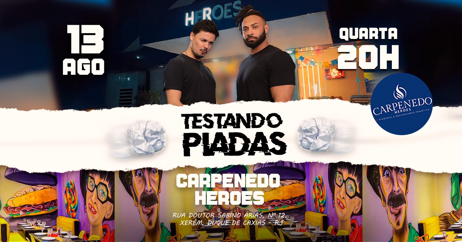 KWESNY E DANIEL LOPES - SHOW DE COMÉDIA EM XERÉM!