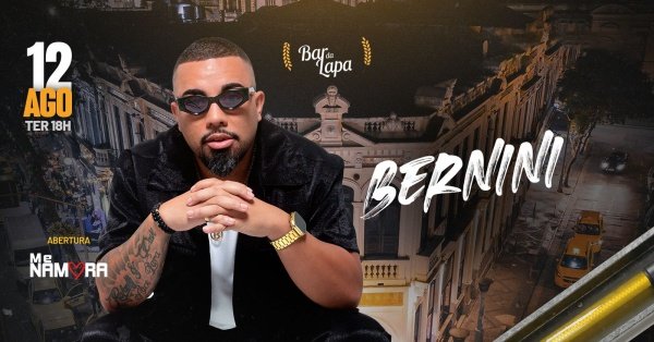 Imagem do evento BERNINI NO BAR DA LAPA