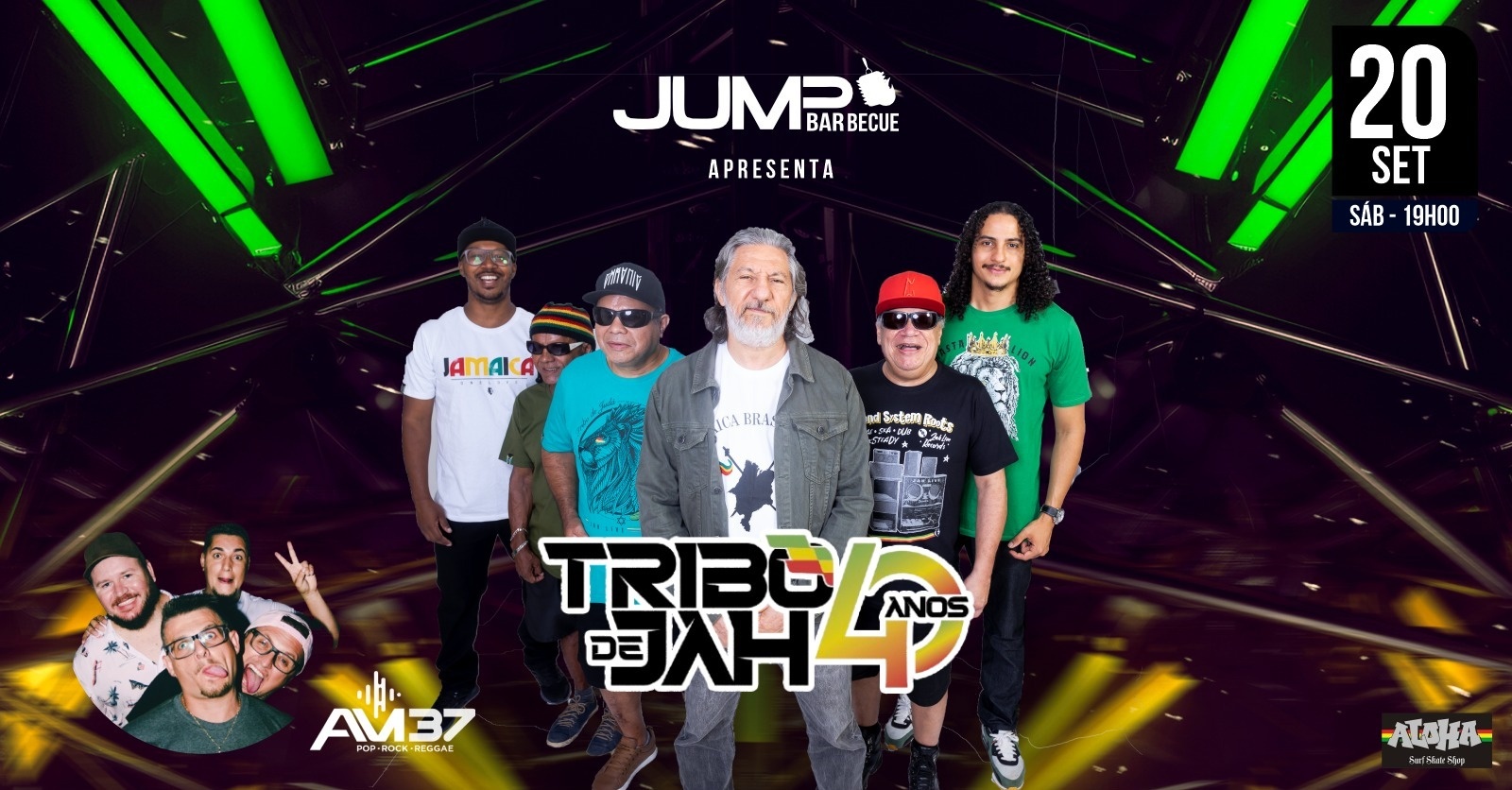 JUMP REGAAE COM TRIBO DE JAH