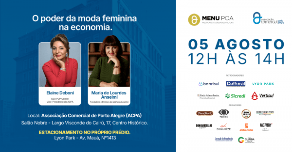 Imagem do evento MENU POA | O poder da moda feminina na economia.