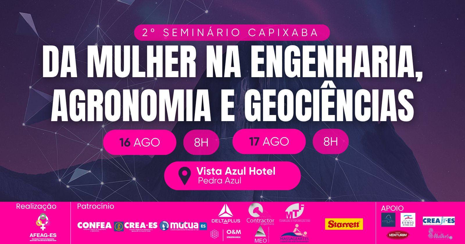 2º Seminário Capixaba da Mulher na Engenharia, Agronomia e Geociências