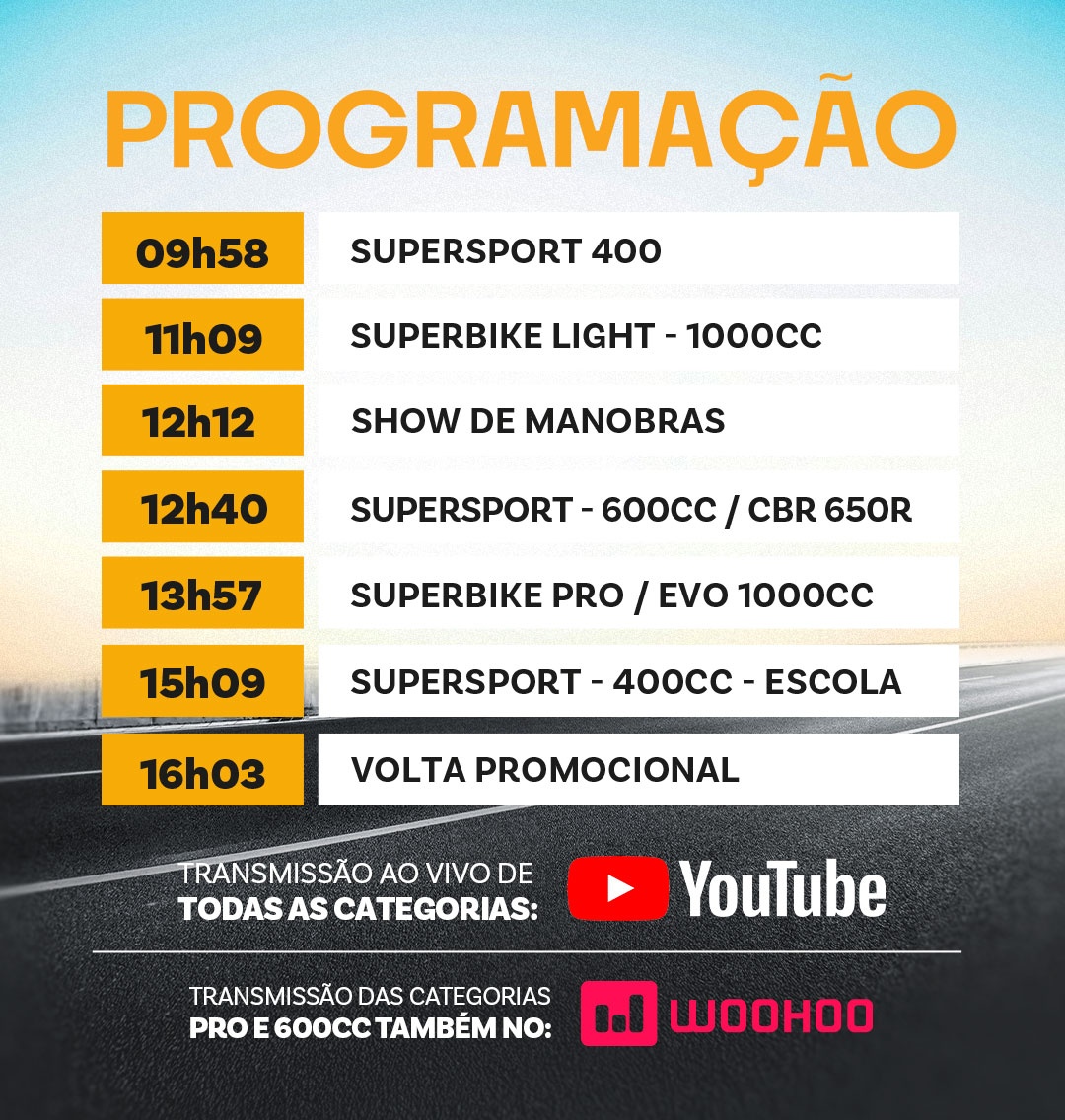 6ª Etapa SuperBike Brasil 2025 - Londrina, PR em Londrina - Sympla