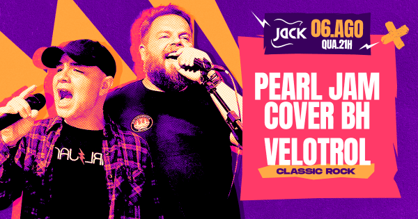Banner QUARTA JACK! PEARL JAM COVER BH + VELOTROL (CLASSSIC ROCK)