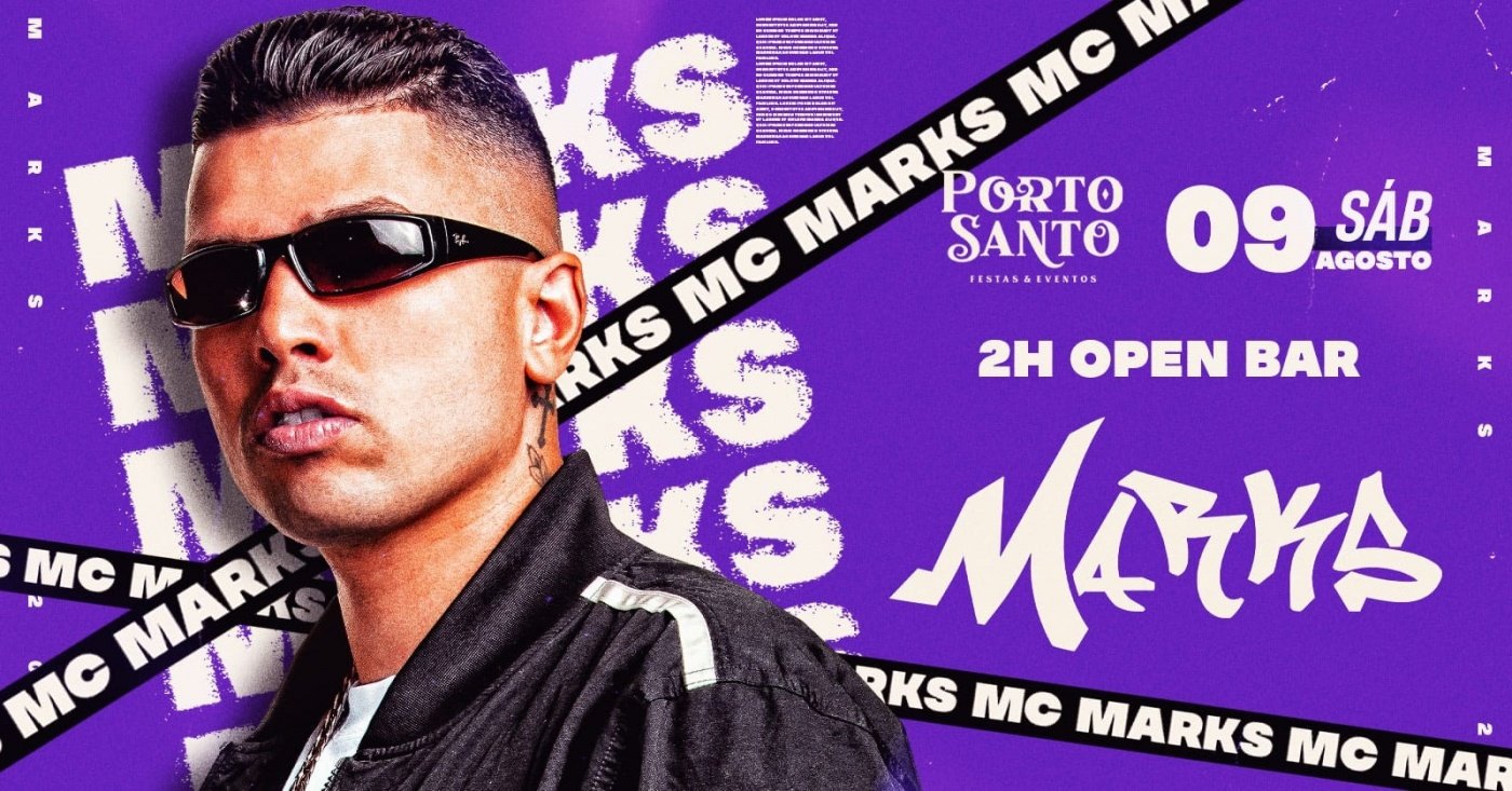MC MARKS PELA 1° VEZ EM PARANAGUÁ em Paranaguá - Sympla