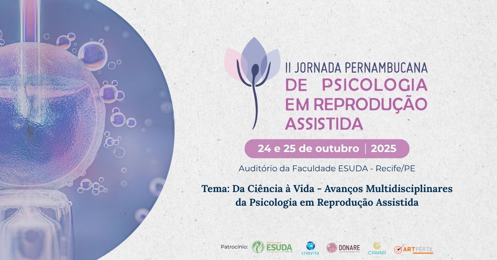 Jornada Pernambucana de Psicologia em Reprodução Humana Assistida