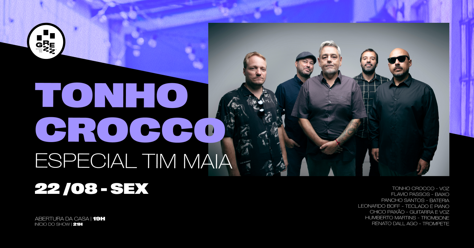 Especial Tim Maia, com Tonho Crocco em Porto Alegre