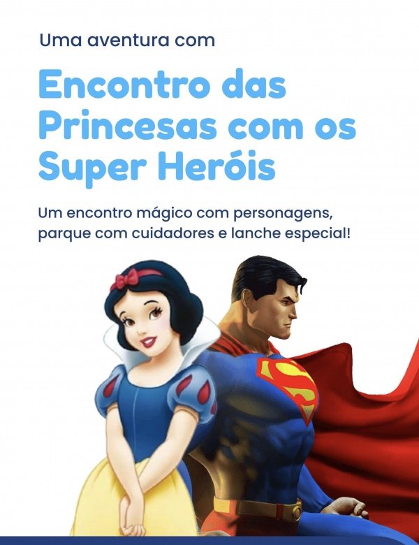 Imagem do evento Café com as princesas e super heróis - 16/08