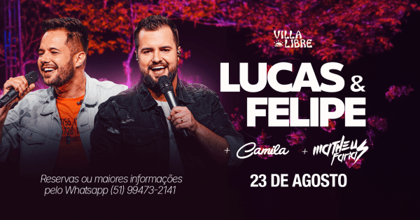 Imagem do evento LUCAS E FELIPE