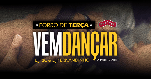 Banner FORRÓ DE TERÇA ( VEM DANÇAR ) MASCATE FLORESTA