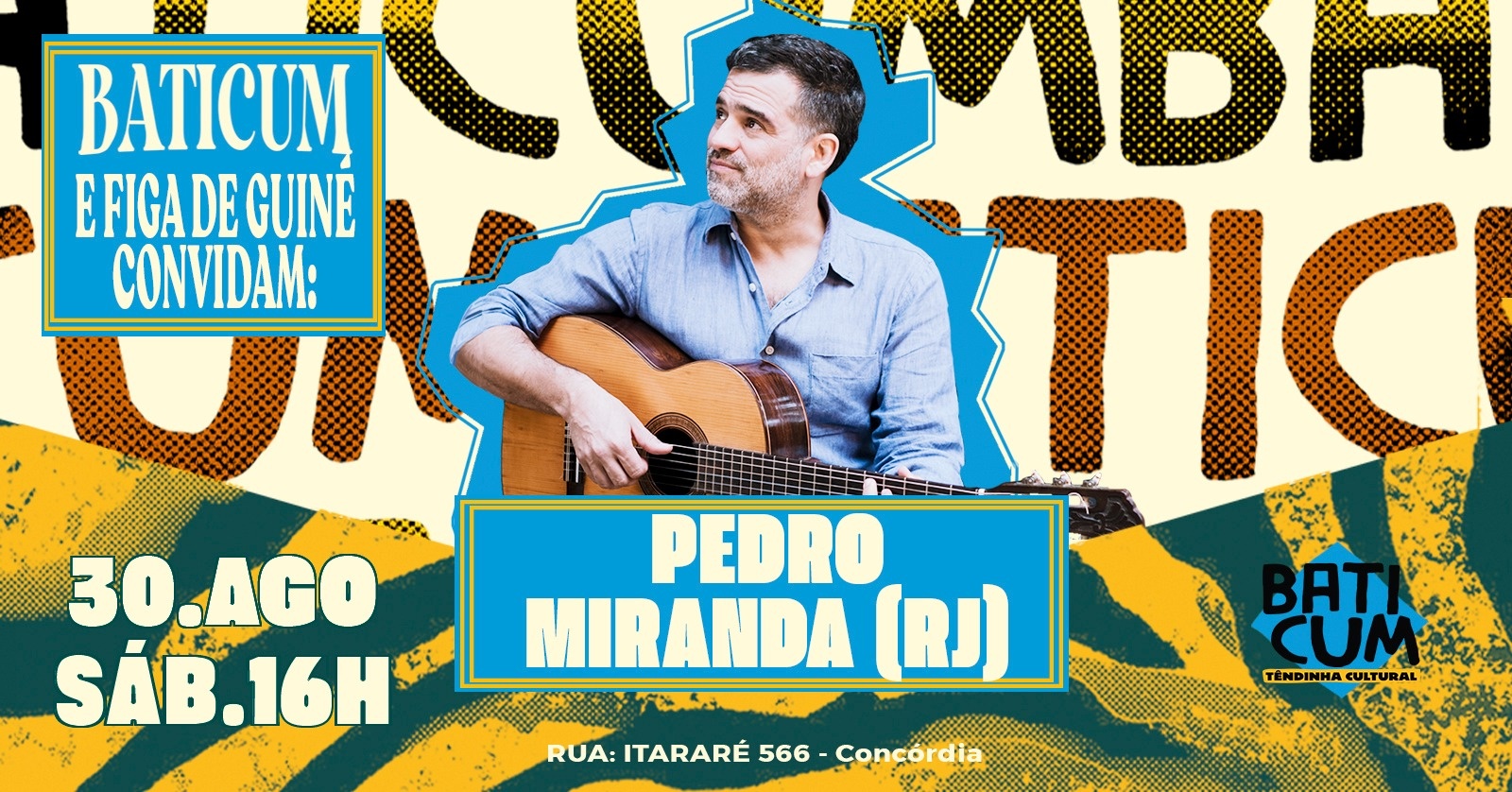 BATICUM E FIGA DE GUINÉ CONVIDAM PEDRO MIRANDA