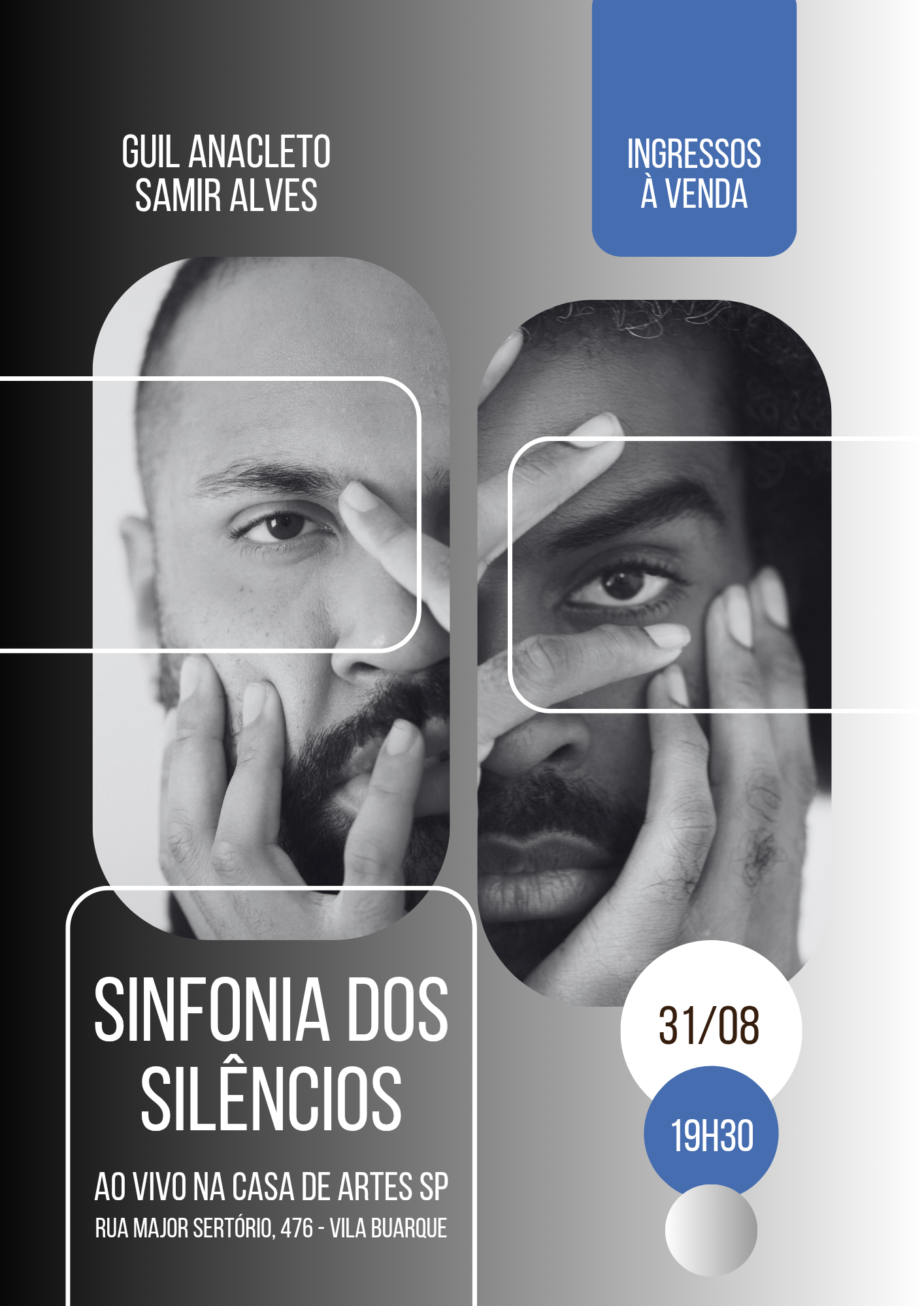 SINFONIA DOS SILÊNCIOS - UM SHOW AO VIVO DE GUIL ANACLETO E SAMIR ALVES