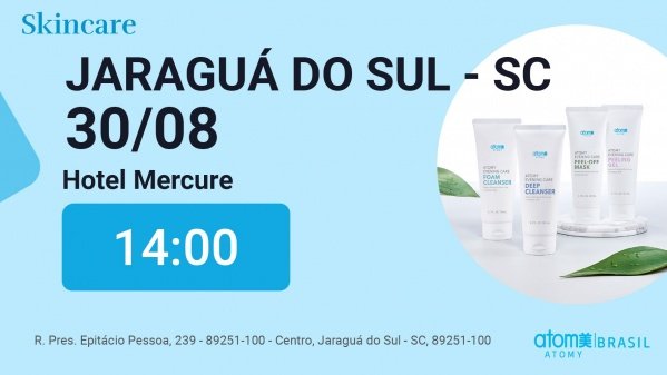 Imagem do evento Skincare com produtos Coreanos - Jaraguá Do Sul / SC
