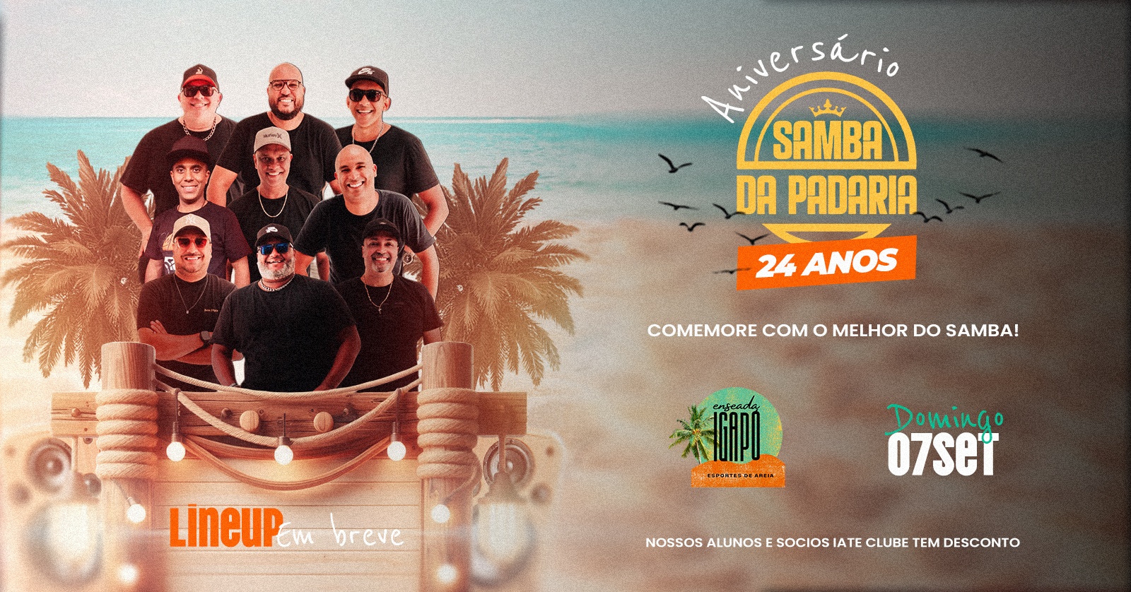 ANIVERSÁRIO SAMBA DA PADARIA + ATRAÇÕES
