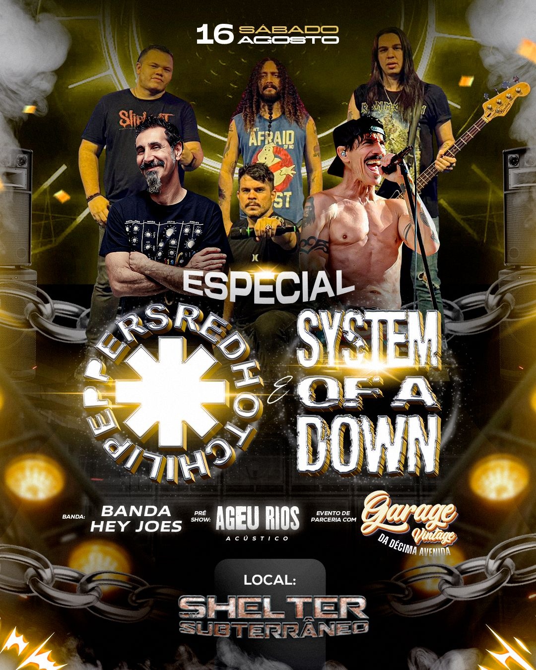 Especial System of a Down e Red Hot Chili Peppers