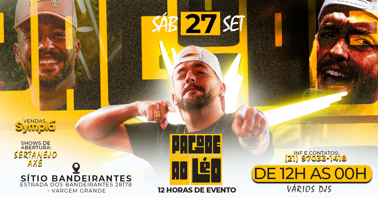 Pagode AO LÉO em Rio de Janeiro - Sympla