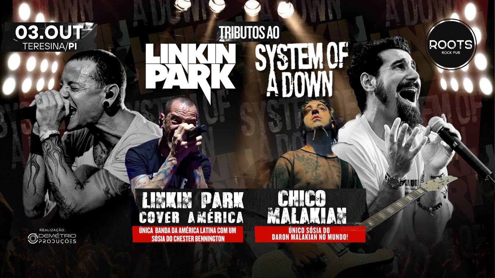 Tributo ao Linkin Park e System of a Down - Teresina/PI