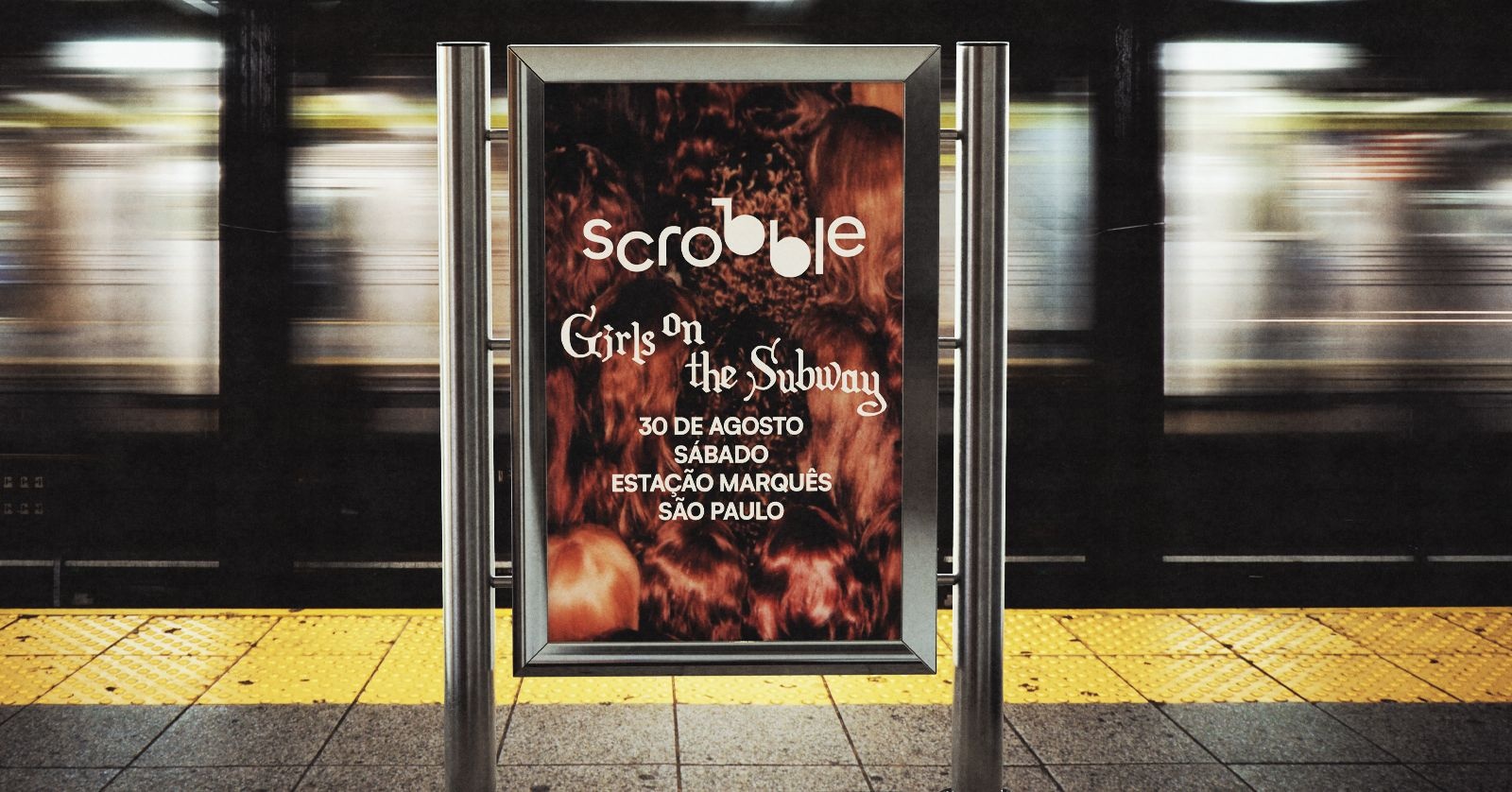 SCROBBLE: GIRLS ON THE SUBWAY [30.08 | SÁBADO]