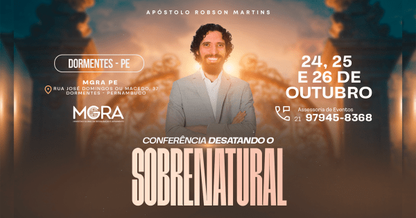 Imagem do evento Conferência Desatando o Sobrenatural Nordeste - DORMENTES |PE