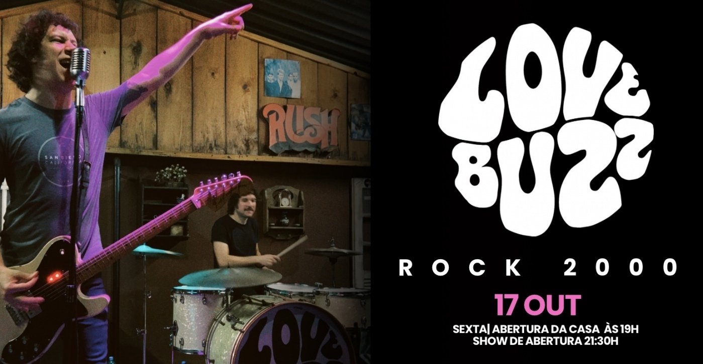 LOVE BUZZ -COM GABRIEL MEZZALIRA /O MELHOR DO ROCK em Rio de Janeiro ...