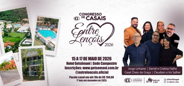 Imagem do evento CONGRESSO NACIONAL ENTRE LENÇÓIS 2026