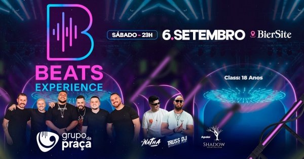 Imagem do evento BEATS EXPERIENCE