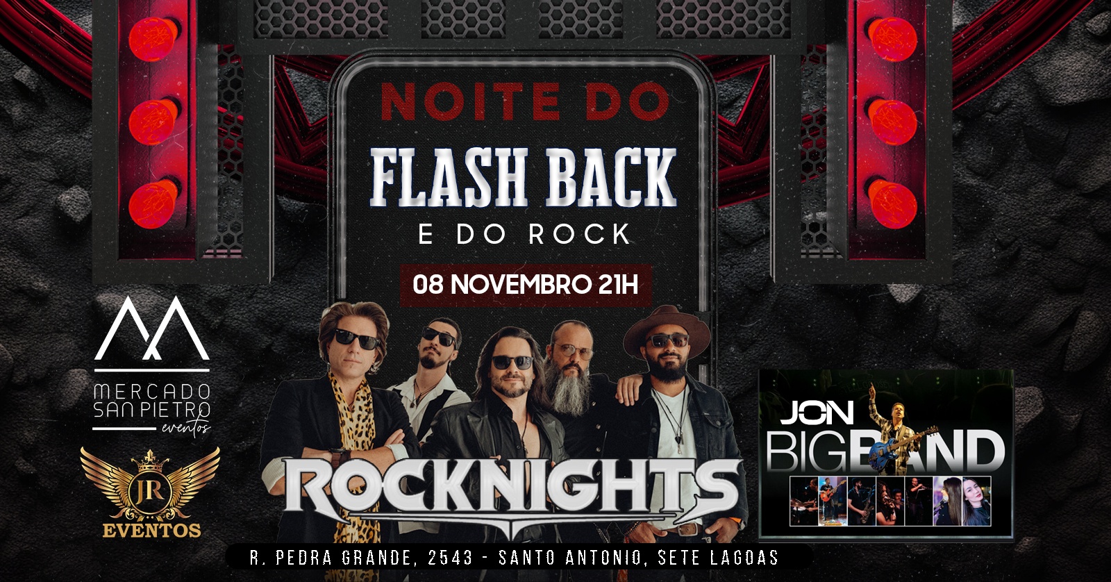 Noite do Flashback e do Rock com Rocknights Sete Lagoas!