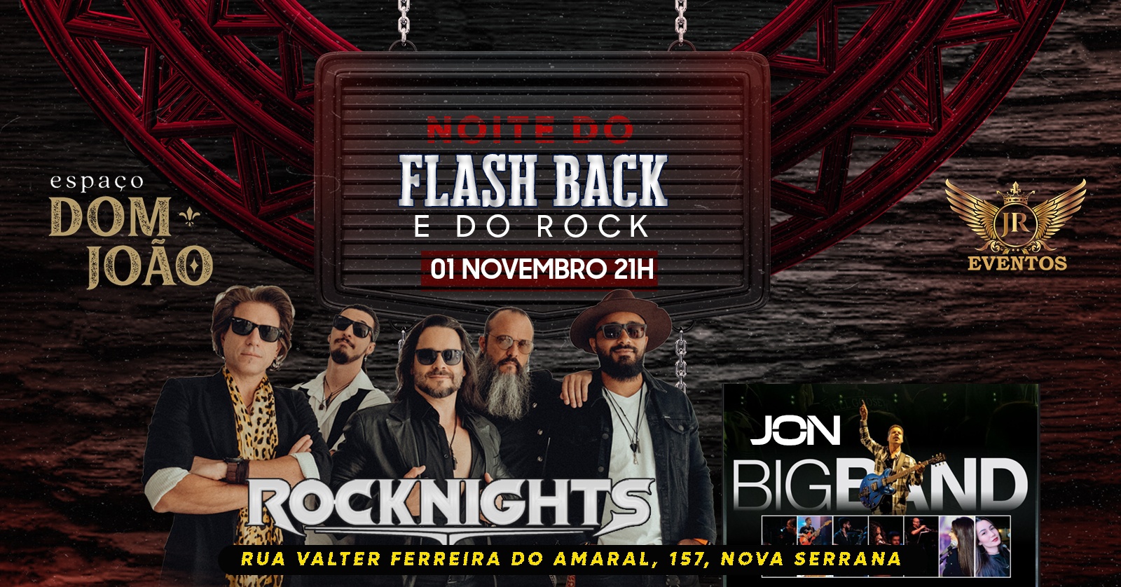 Noite do Flashback e do Rock com Rocknights  Nova Serrana