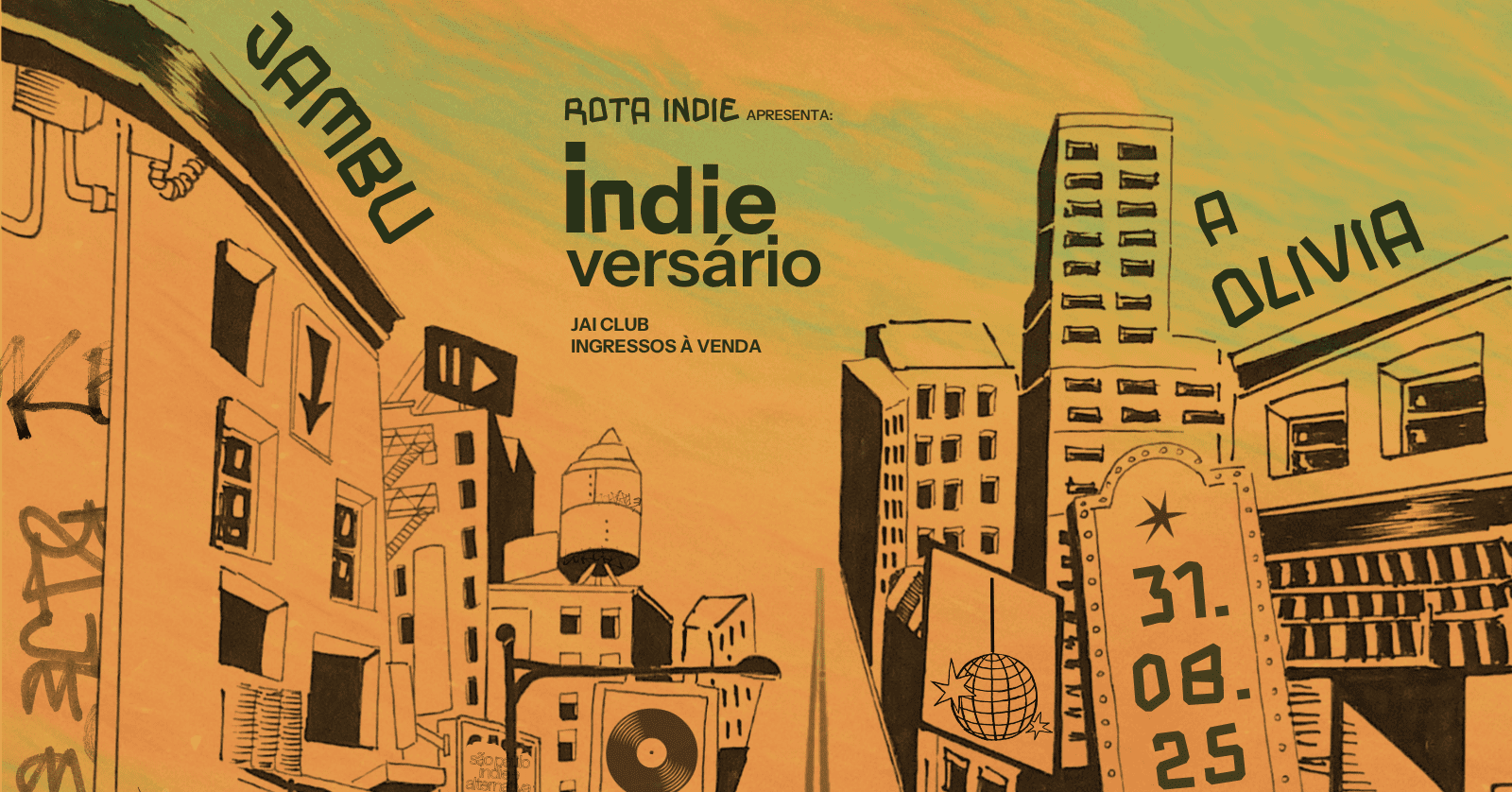 Rota Indie apresenta: Jambu e A Olívia no IndieVersário