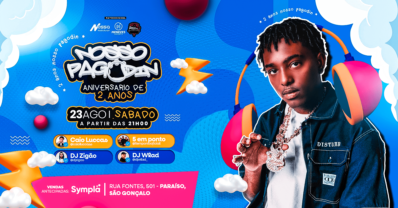 Nosso Pagodin com Caio Luccas em São Gonçalo